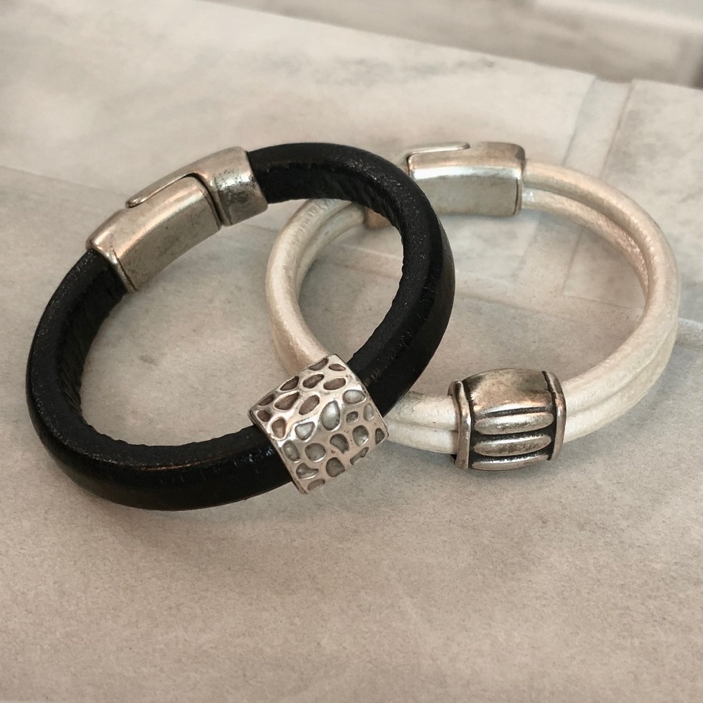 Beautiful Leather Bracelet Bundle - image 1